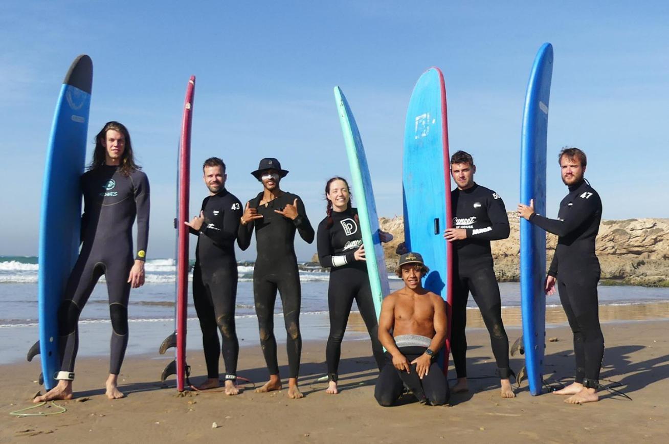 Hostel Sunset Surfhouse Morocco Tamraght Exterior foto
